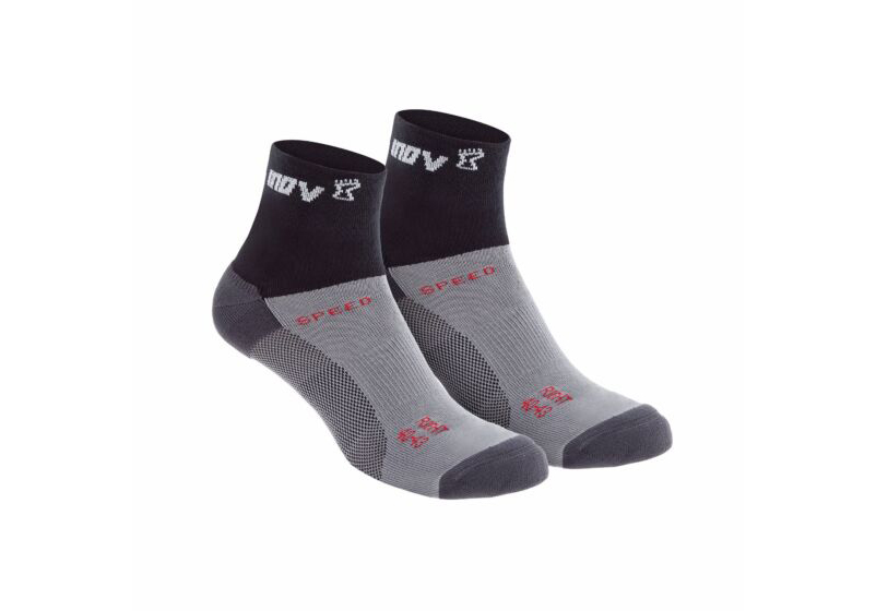 Inov-8 Speed Mid (Twin Pack) Mens Running Socks Black Philippines 49863ZASN